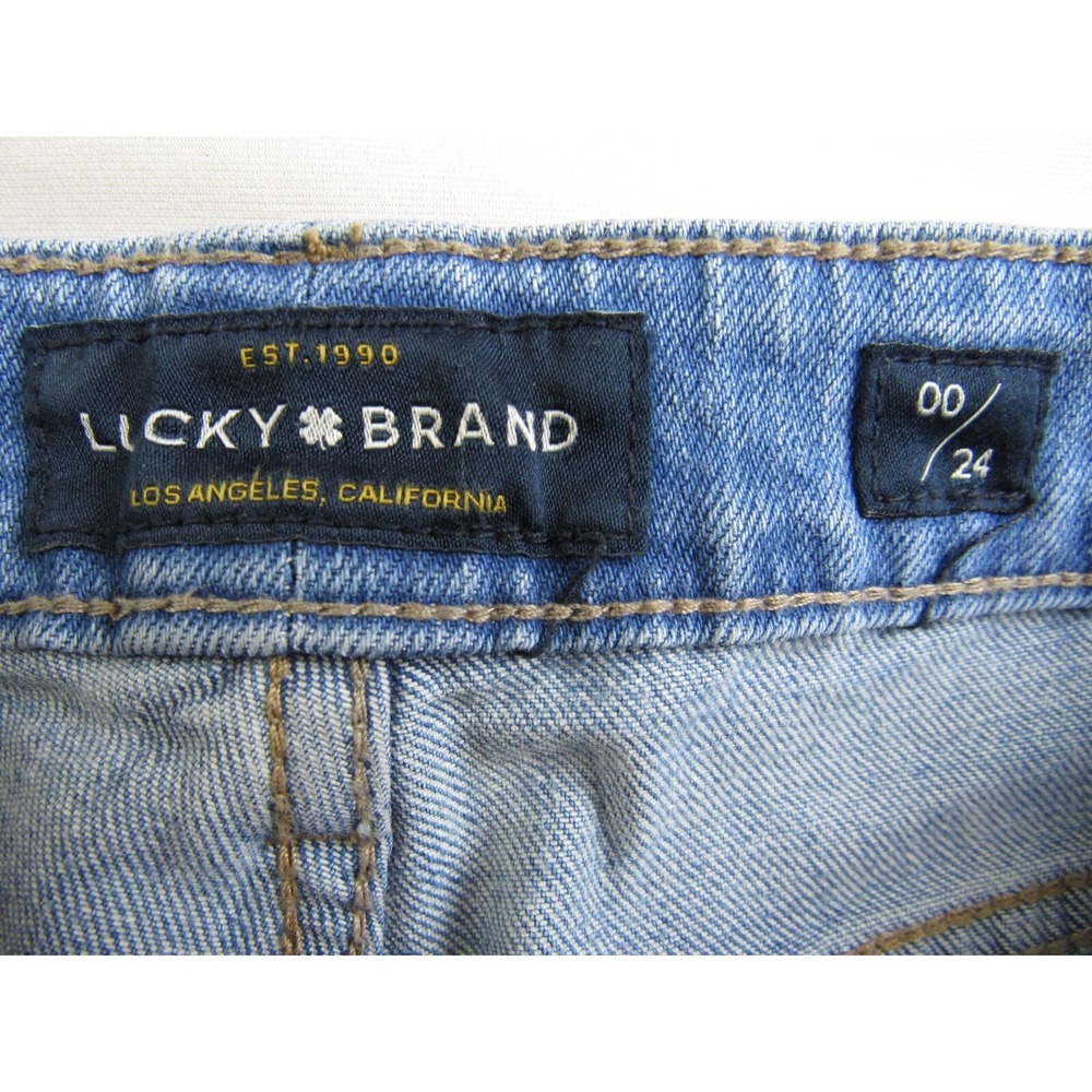 Lucky Brand Jeans Lolita Skinny ORTA Light Bleach Wash Women's Size 00/24 - Picture 8 of 9